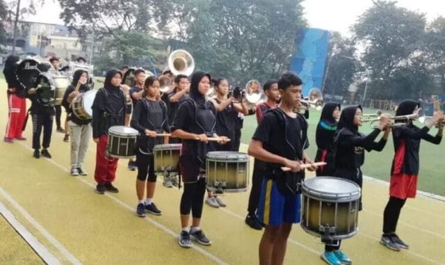 Kejar Juara Umum di Porprov, Drum Band Kota Tangerang Intensif Latihan JSM