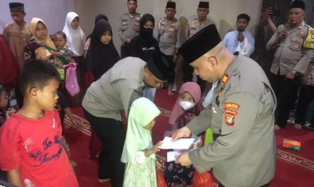 Silaturahmi Bersama TNI dan 3 Kecamatan, Polisi Jatiuwung Santuni Yatim-Piatu