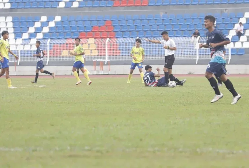 Foto Sepak Bola Porprov Banten 2022, Kota Tangerang - Kota Serang