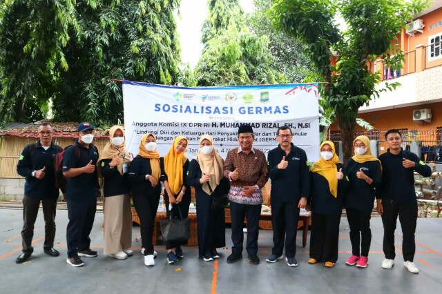 Muhammad Rizal DPR RI Sosialisasi Germas di Kota Tangerang