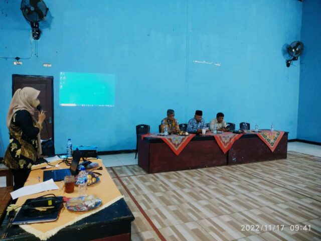 Inspektorat Kabupaten Lebak saat gelar sosialisasi Klinik Pengawasan Desa Keliling, pada Kamis (17/11/2022).