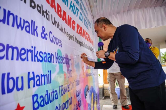 Bupati Zaki Buka Baksos IDI di Ketapang Urban Aquaculture Mauk