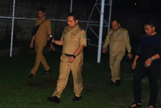 Semangat Membara Sukseskan Porprov, Walkot Tangerang Monitoring Venue Siang Malam Semangat Membara Sukseskan Porprov, Walkot Tangerang Monitoring Venue Siang Malam