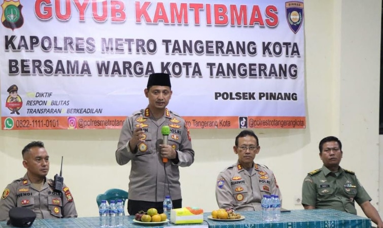 Kapolres Metro Tangerang Kota Harapkan Peran Warga Jaga Lingkungan