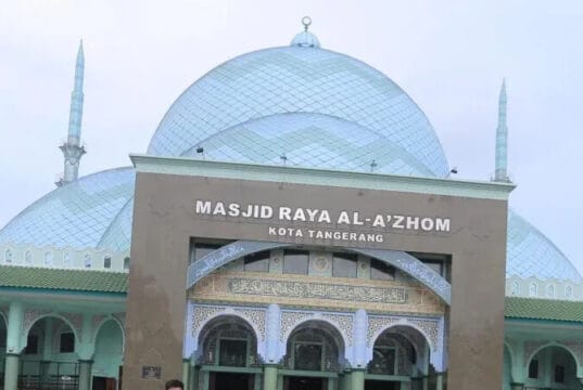 Masjid Raya Al Azhom Bakal Jadi Pusat Wisata Religi Kota Tangerang