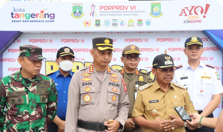 1.669 Pasukan Gabungan Diterjunkan Amankan Porprov Banten di Kota Tangerang