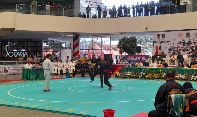 Pencak Silat Porprov di Mall Bale Kota, IPSI Kota Tangerang Siap Pertahankan Juara