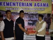 Kepala Kemenag Kota Tangerang Antar Langsung Donasi ke Posko Kemenag Cianjur