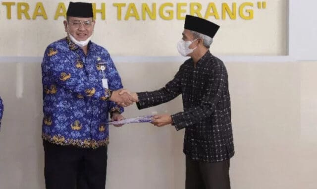 HUT Korpri ke- 51, Pemkot Tangerang Lakukan Santunan