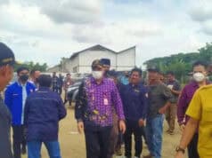 Bupati Lakukan Peletakan Batu Pertama Pembangunan BLK di Kosambi