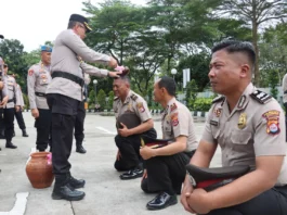 Kapolresta Tangerang Pimpin, 60 Personel Polresta Tangerang Naik Pangkat