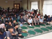 Keseruan Nobar Piala Dunia Qatar 2022 di Polres Metro Tangerang Kota