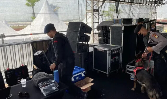 Jibom dan Anjing Pelacak Sisir Area Konser HITC di PIK 2, Polisi Pastikan Area Steril