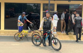 Polisi Bersama Warga Tangkap Pencuri Sepeda di Alun-alun Ahmad Yani, Begini Ceritanya