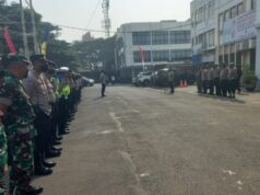 Ratusan Personel Gabungan Amankan Peparprov IV Banten di Kota Tangerang
