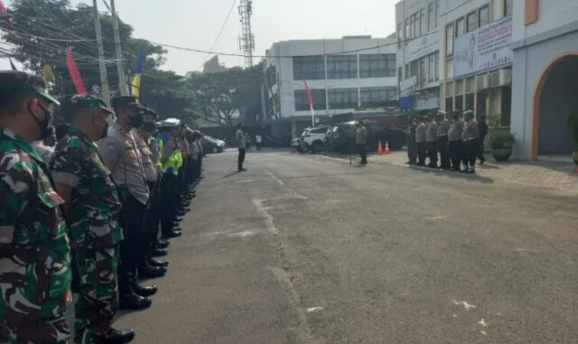 Ratusan Personel Gabungan Amankan Peparprov IV Banten di Kota Tangerang