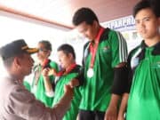 Pesan Kapolres Kepada Para Jawara Goal Ball di Peparprov ke-IV Banten