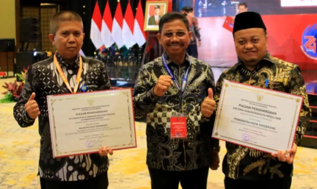 Hari HAM Sedunia, Kota Tangerang Raih Dua Penghargaan dari Kemenkumham