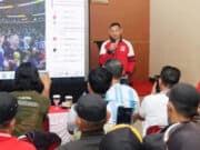 Keseruan Kapolres, Warga dan Wartawan Nobar Final Piala Dunia Semalam