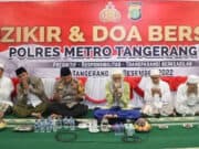 Hadirkan Abuya Muhtadi, Kapolres dan Jajaran Gelar Dzikir dan Doa Akhir Tahun