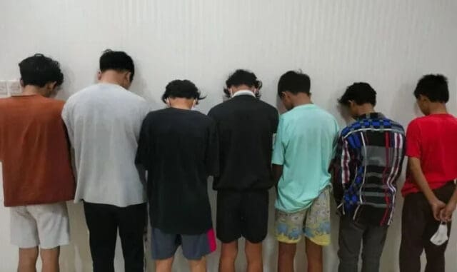Polisi Tangkap 7 Pelaku Tawuran Antar kelompok Remaja di Neglasari Tangerang