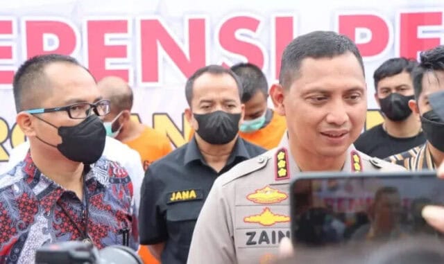 Rilis Akhir tahun, Kapolres Metro Tangerang Kota Sampaikan Capaian Kinerja Tahun 2022
