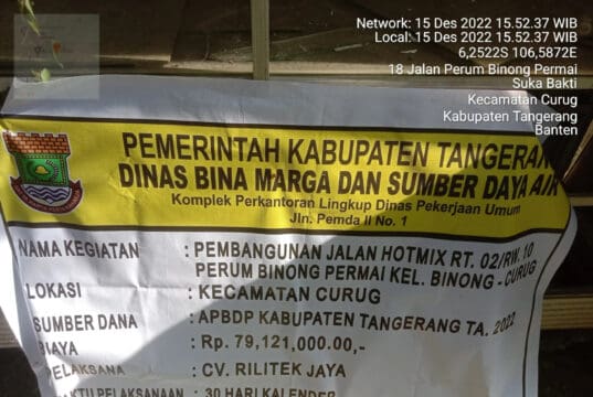 Diduga Tak Sesuai Spek, Pembangunan Jalan Hotmix di RT 02 RW 10 Perumahan Binong Permai Lemah Pengawasan Diduga Tak Sesuai Spek, Pembangunan Jalan Hotmix di RT 02 RW 10 Perumahan Binong Permai Lemah Pengawasan