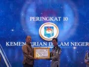 Kemendagri Raih Anugerah Kepatuhan Standar Pelayanan Publik 2022