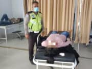 Kanit Lantas polsek Mauk Tangani Kecelakaan Dua Motor Matic di Jalan Raya Banyu Asih