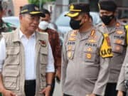 Kunjungan Menteri PMK-RI di Pos Rest Area KM 14 Tangerang, Kapolres Sampaikan Ini