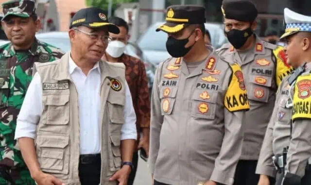 Kunjungan Menteri PMK-RI di Pos Rest Area KM 14 Tangerang, Kapolres Sampaikan Ini