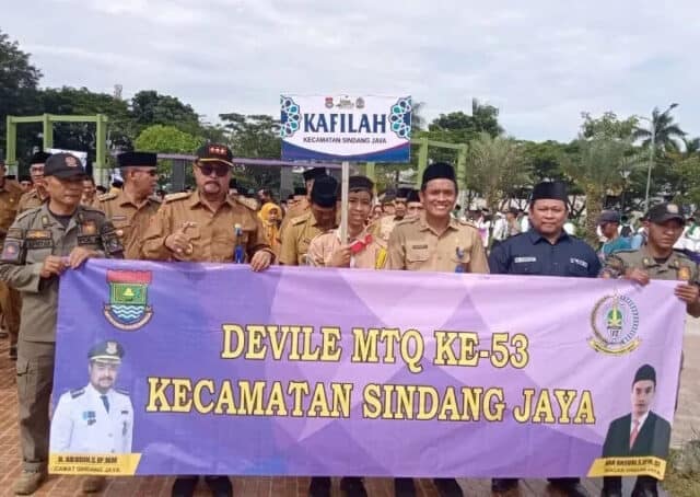 Camat sindang jaya iringi 44 kafilah sebagai Perwakilan MTQ,