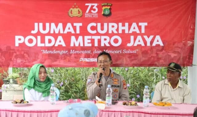 Polisi Tampung Aspirasi Warga Kampung Tangguh Jaya Jatiuwung di Jumat Curhat