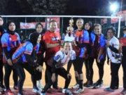 Tim Putri Voli RM Pari Gogo Juara 1 Piala Perjuangan Hattrick HUT PDIP ke- 50