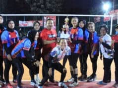 Tim Putri Voli RM Pari Gogo Juara 1 Piala Perjuangan Hattrick HUT PDIP ke- 50
