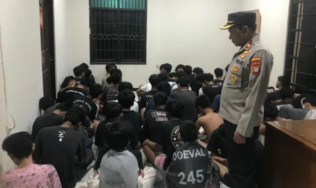 72 Remaja Diamankan Polisi di Neglasari Tangerang