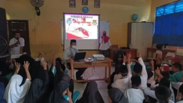 Puskesmas Sukamulya menggelar edukasi Cegah DBD ke Sekolah Dasar