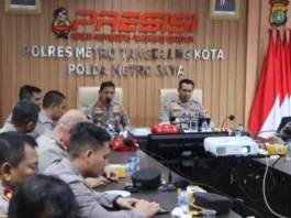 Polres Metro Tangerang Kota Rakor Pengamanan Perayaan Imlek 2574, Ini Skemanya