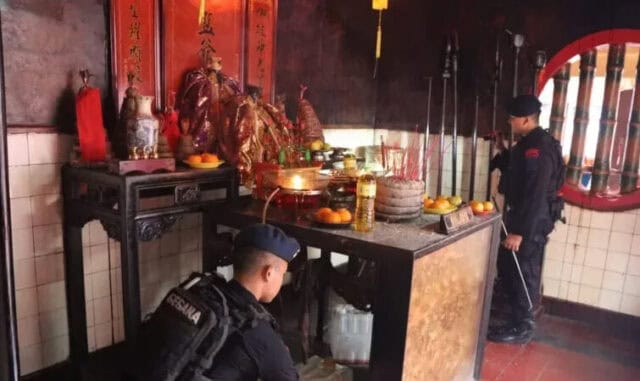 Imlek 2574, Vihara di Kota Tangerang Disterilisasi Tim Jibom Polda Metro Jaya