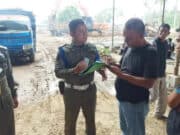 Satpol PP Hentikan Proyek Pembangunan Pabrik di Wilayah Cadas Kukun,