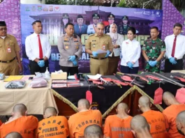 Polresta Tangerang Tangkap 18 Orang Terkait Kasus Narkoba Selama Januari 2023