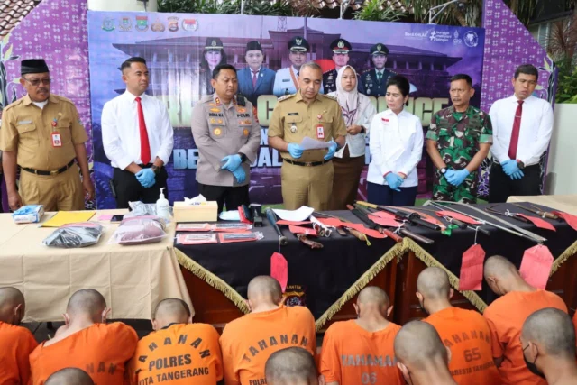 Polresta Tangerang Tangkap 18 Orang Terkait Kasus Narkoba Selama Januari 2023