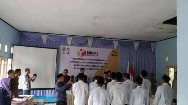 Panwaslu Se-kecamatan Cigemblong Resmi Dilantik