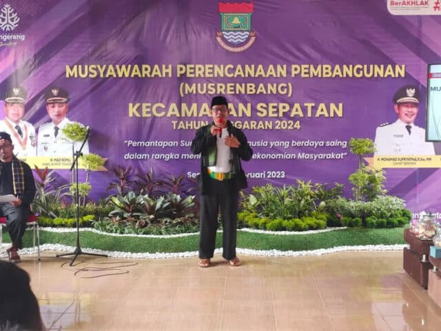 WOW! Kecamatan Sepatan Gelar Musrenbang 2024, Prioritaskan UMKM dan Pendidikan