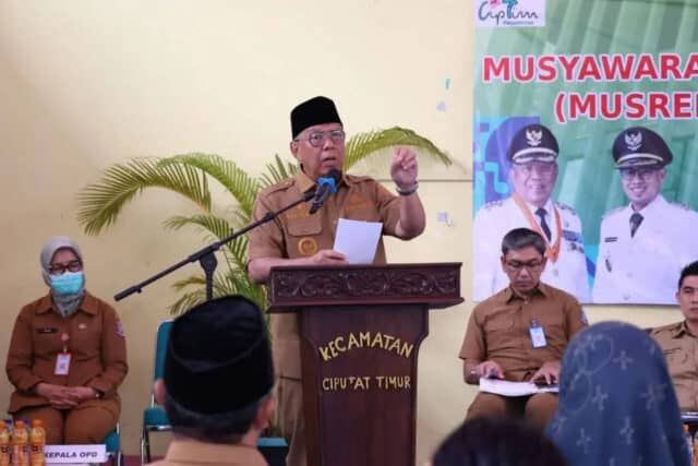 Hadir di Musrenbang Kecamatan, Benyamin Paparkan Rencana Pembangunan di Ciputat Timur
