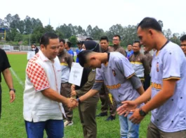 Rebut Piala Walikota Tangerang, Satpol PP se- Banten Tanding Sepak Bola