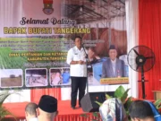 Kepala Dinas Pertanian dan Ketahanan Pangan (DPKP) Kabupaten Tangerang, Asep Jatnika, Berikan Sambutan, Foto Pelitabanten.com (dok)