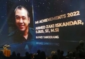 IMI Award 2021-2022, Bupati Tangerang Kembali Raih IMI Achievement 2022