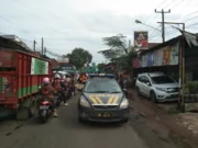 Personil Polsek Baros Polresta Serang Kota Kawal Kegiatan Satu Abad Nahdlatul Ulama MWC NU Kecamatan Baros
