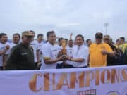Final Sepakbola Antar Satpol PP se-Banten, Kota Tangerang Kalahkan Tangsel 3-1